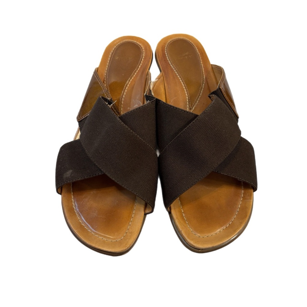 Dansko criss cross strap wedge sandals